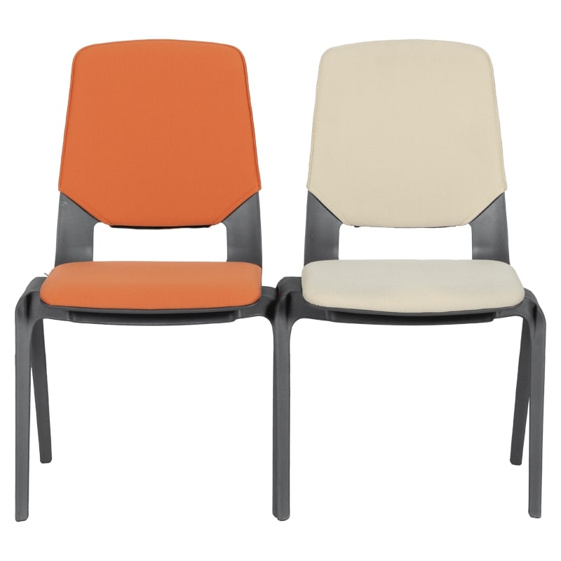 Посетителски стол Carmen Limber оранжев